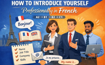 How to Introduce Yourself Professionally in French (A2 → C1)