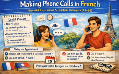 Making Phone Calls in French: Essential Expressions & Practical Dialogues (A2–B1)