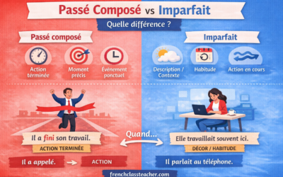 Difference Between the Passé Composé and the Imparfait