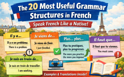 The 20 Most Useful French Grammar Structures