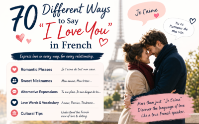 Ways to Say “I Love You” in French (Without Sounding Awkward)